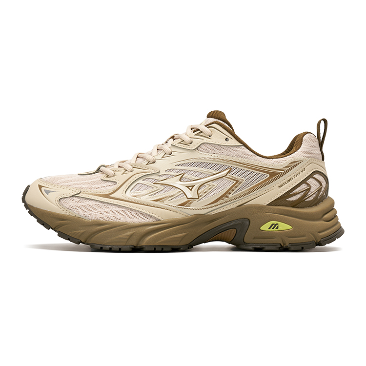 Mizuno FIYI V2 Running Shoes Unisex Low-Top Earth Yellow/Fir Wood Green