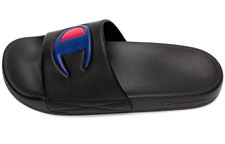 Champion Campus Abrasion Resistant Slide Slippers Unisex Black