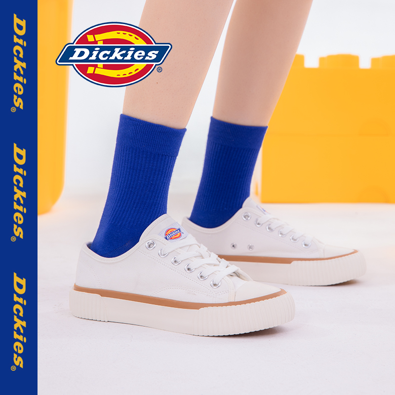Dickies Canvas Shoes Unisex Low-Top White