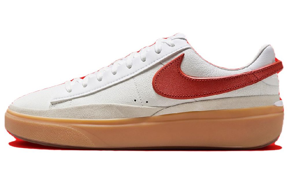 Nike Blazer Phantom Low White Dragon Red Gum
