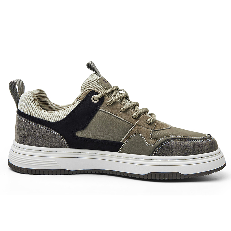 JEEP SPIRIT Vintage Trendy Versatile Fashion Low Top Skateboard Shoes Men's Khaki купить в интернет-магазине Yoocart с быстрой доставкой по России.