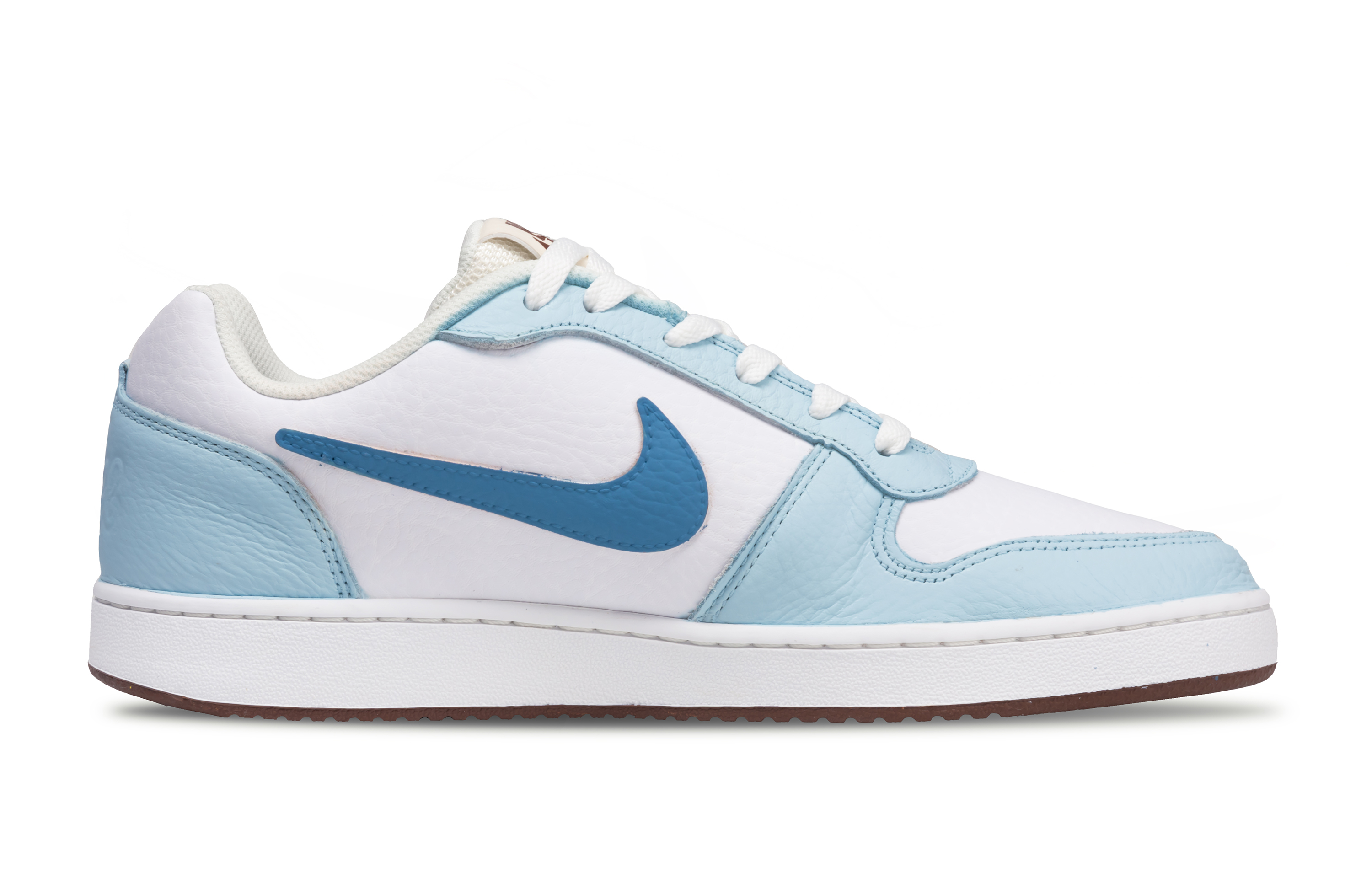 Nike EBERNON Smile Graffiti Cushioning, Wear Resistant Low top Skateboard Shoes Men's Sky Blue