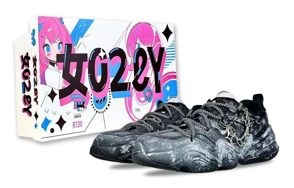 Nike Tech Hera Arctic, Valentine's Day Special Abrasion Resistant Low top Casual Shoes Unisex Black White