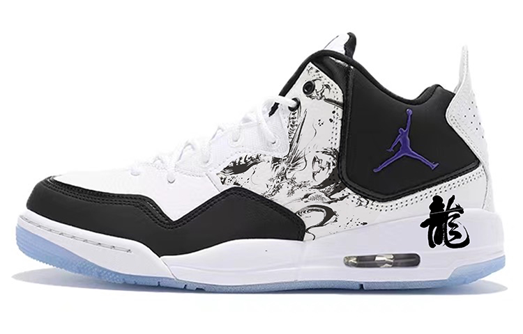 Jordan Courtside 23 Low-Top Vintage Basketball Shoes Women's Black White