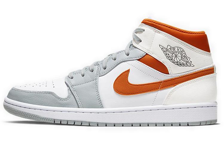 Jordan 1 Mid Starfish Pure Platinum