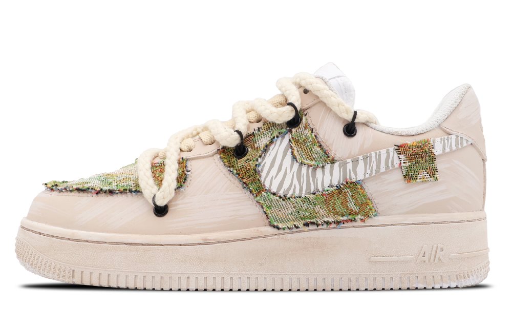 Nike Air Force 1 Low Low-Top Skateboard Shoes Men's Tea Brown