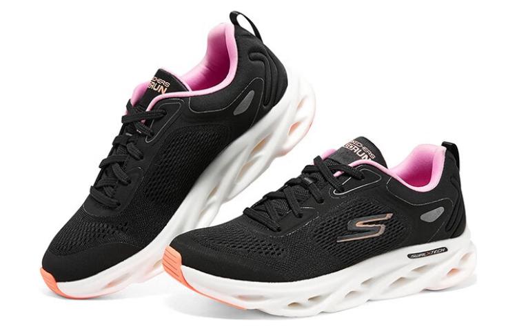 Skechers Go Run Swirl Tech 'Black White Pink' Women's купить в интернет-магазине Yoocart с быстрой доставкой по России.