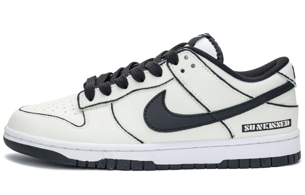 Nike Dunk Low Sigma Anti-Slip Wear-Resistant Low-Top Skateboard Shoes Unisex Milk White