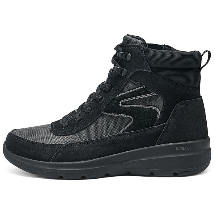Skechers ON THE GO Warm And Wear-Resistant Short Snow Boots Women's Black