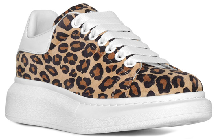 Alexander McQueen Low Top Stylish Skateboarding Shoes Women's Yellow