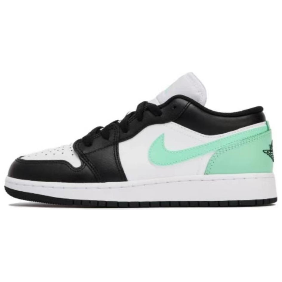 Jordan Air Jordan 1 Wear-Resistant Low-Top Vintage Basketball Shoes Women's Black Pink