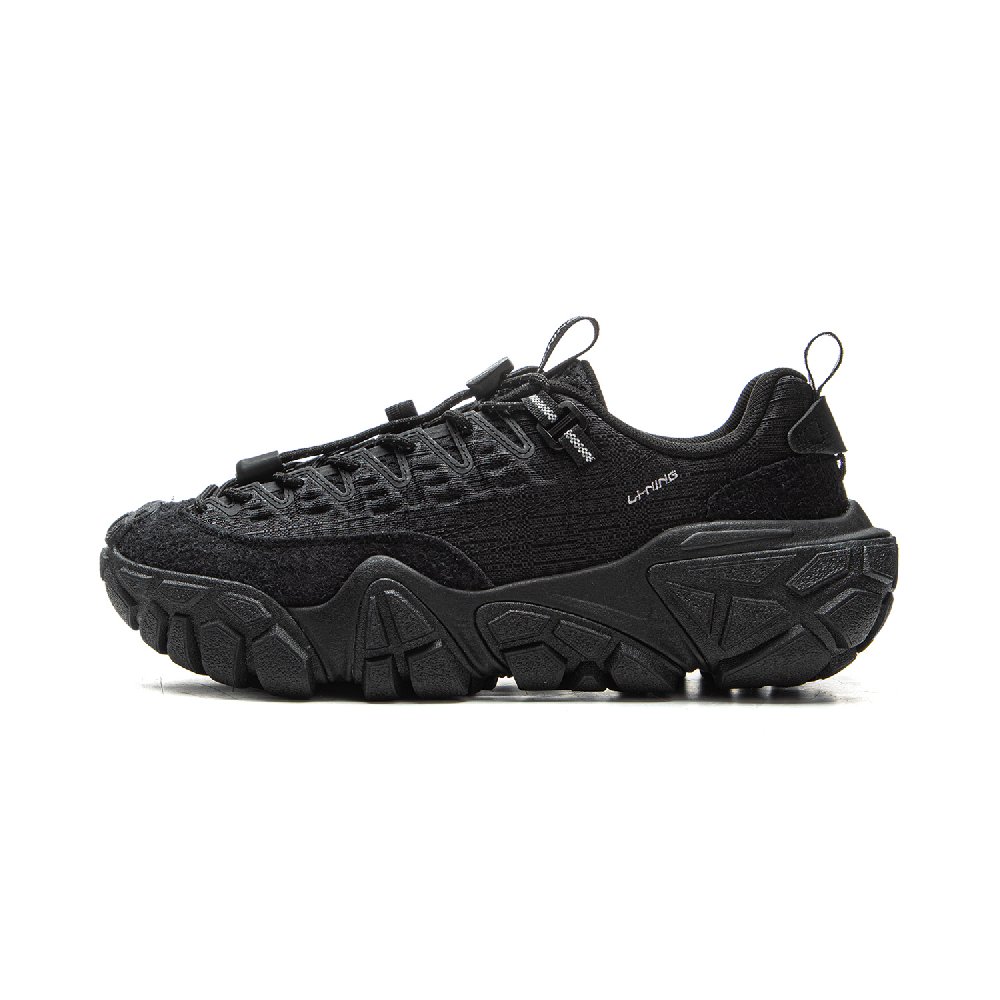 LiNing Dunes Cushioning, Slip Resistant, Abrasion Resistant Support Low Top Casual Shoes Women's Black