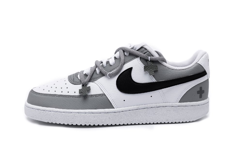 Nike Cushioning Wear-Resistant Low-Top Skateboard Shoes Men's Gray