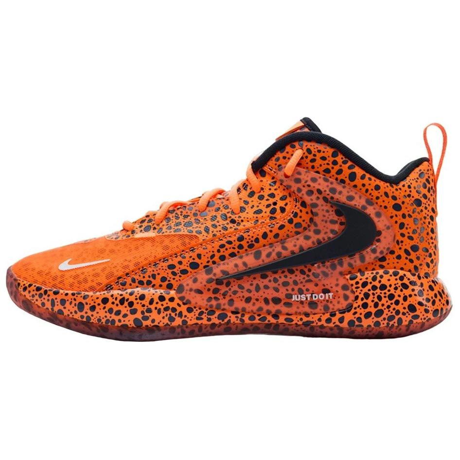 Nike React HyperSet Anti Slip Wear Resistant Mid Top Volleyball Shoes Men's Orange