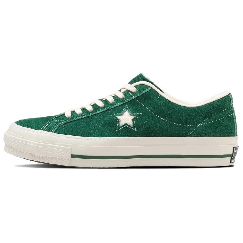 Converse One Star Anti-Slip Wear-Resistant Low-Top Canvas Shoes Unisex Green