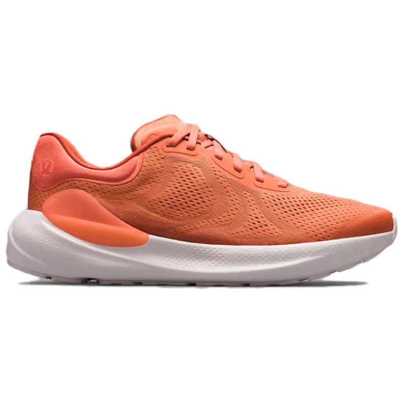 Lululemon Beyondfeel Cushioned Anti-Slip Wear-Resistant Breathable Lightweight Low-Top Running Shoes Men's Orange Red