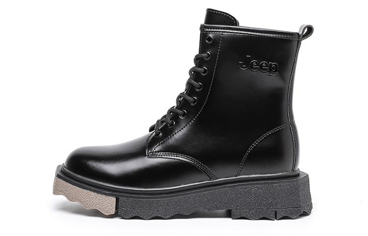 Jeep Martin Boots Men Black