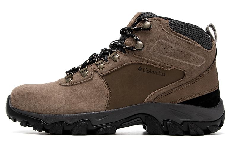 Columbia SUEDE WP Wear-Resistant High-Top Outdoor Shoes Men's Brown