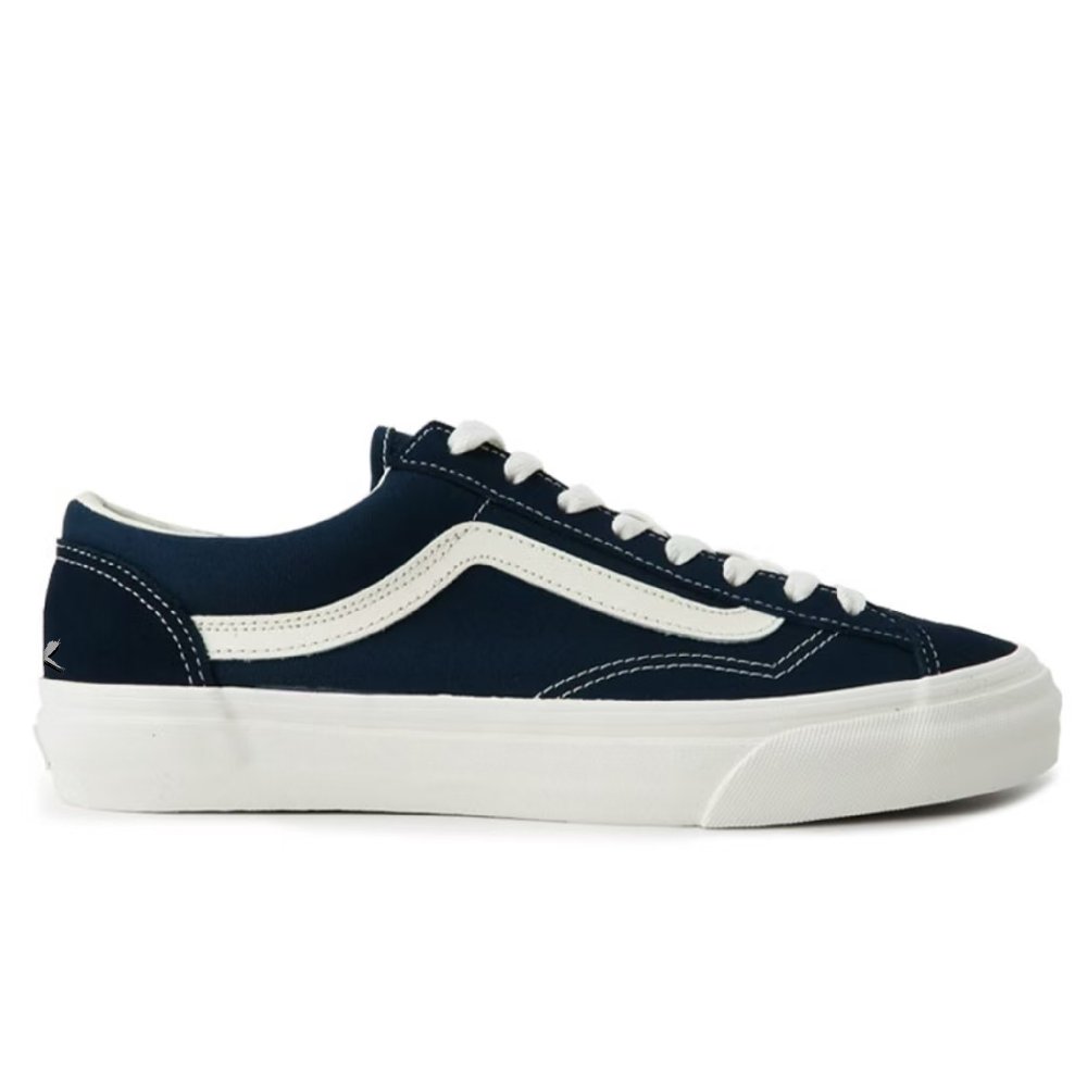 Vans Style 36 Anti Slip Wear Resistant Low Top Skateboard Shoes Unisex Navy Blue
