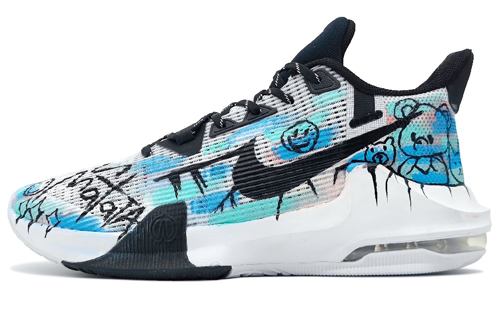 Nike Air Max Impact Low Top Basketball Shoes Men's Blue