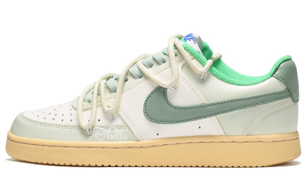 Nike Court Vision 1 Skateboard Shoes Unisex Low-Top Green
