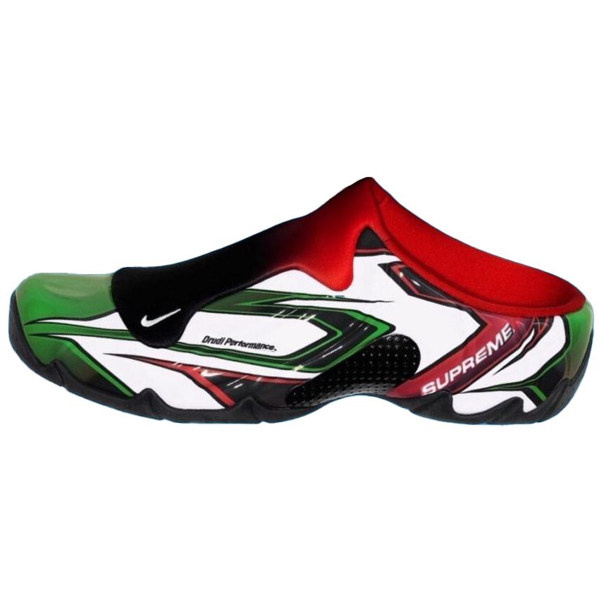 Nike Clogposite Supreme White Gym Red Green