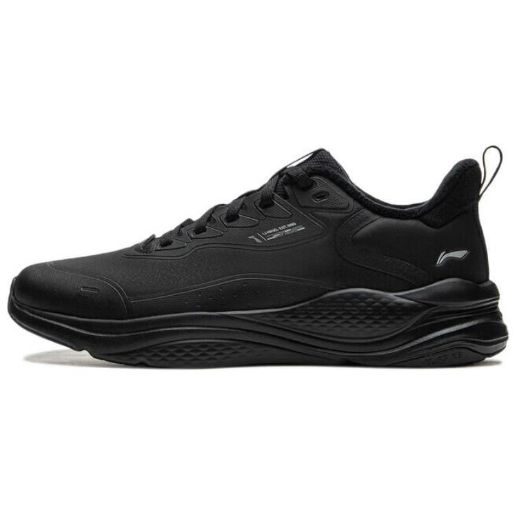 LiNing Liuyun Cushioning Wear-Resistant Low-Top Casual Running Shoes Men's Black