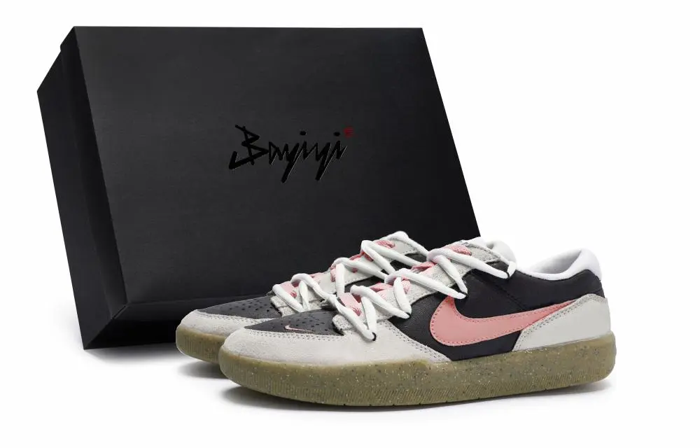 Nike SB Force 58 Skateboard Shoes Unisex Low top Flesh Pink