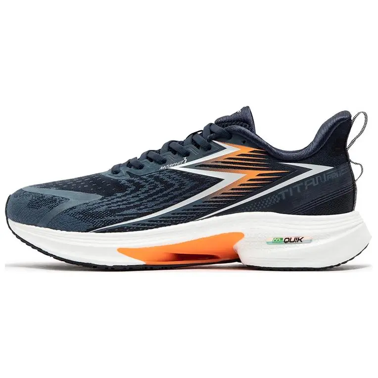 361° TITAN Ⅱ PRO Cushioning Slip Resistant Low Top Running Shoes Men's Blue Orange