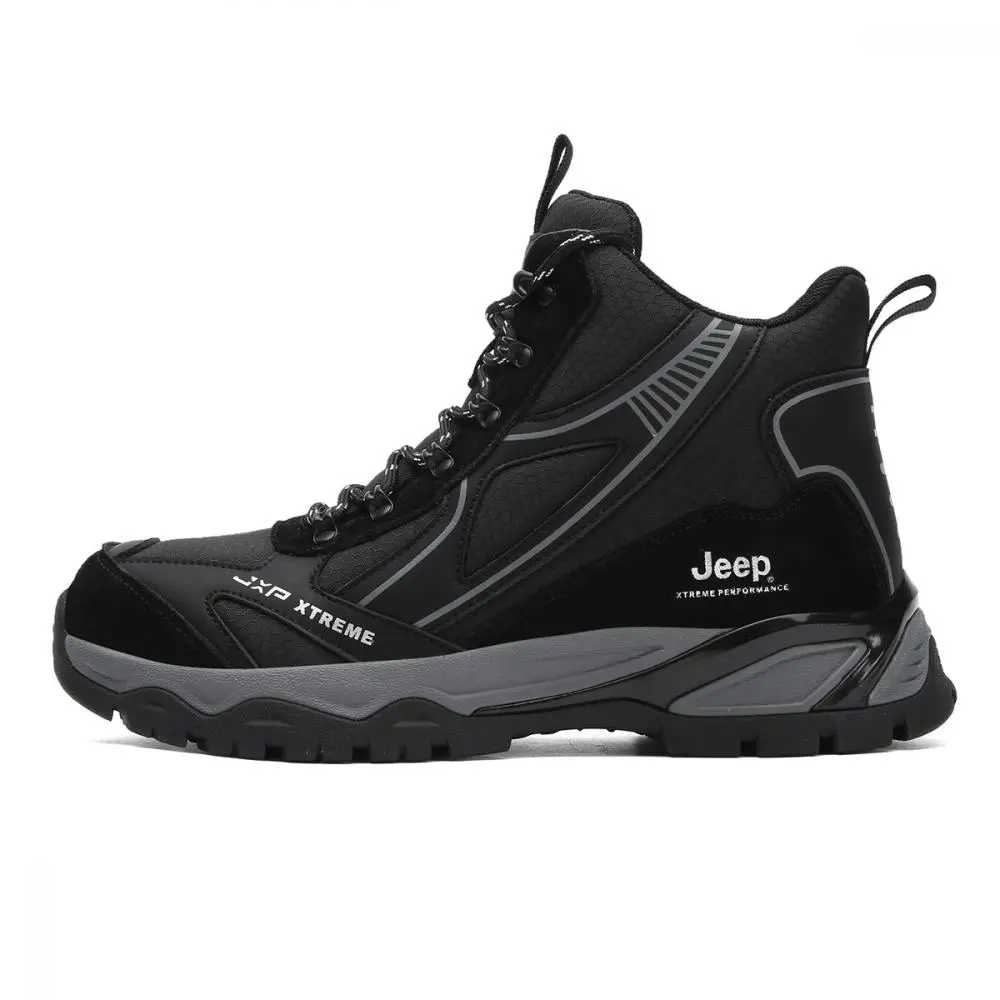 Jeep High Top Outdoor Shoes Men's Black