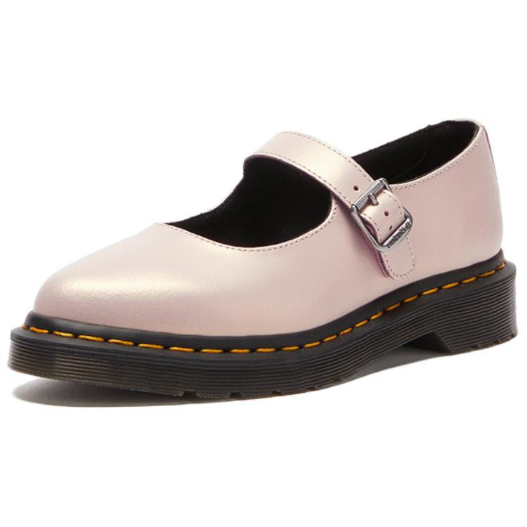 Dr.Martens Elphie MJ Mary Jane Shoes Women's Pink Gold