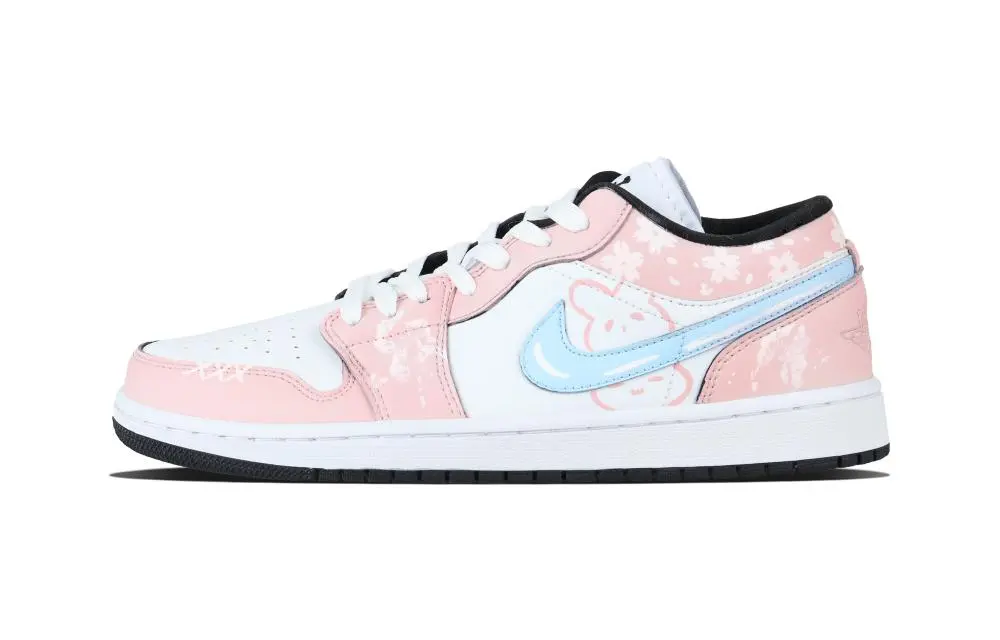 Jordan Air Jordan 1 Sparse Shadow Vintage Basketball Shoes Unisex Pink
