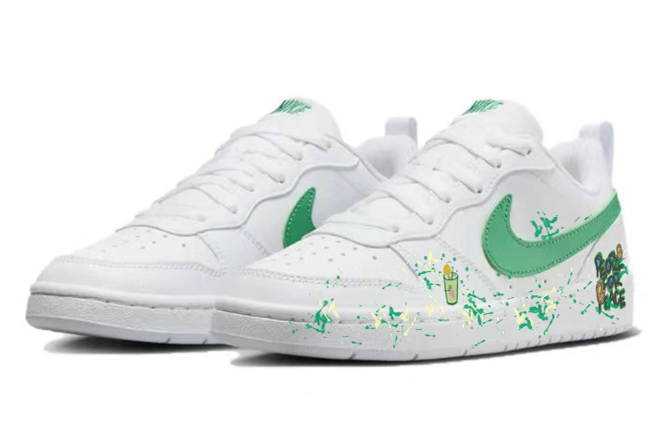 Nike Court Borough Skateboard Shoes Women's Low-Top White купить в интернет-магазине Yoocart с быстрой доставкой по России.