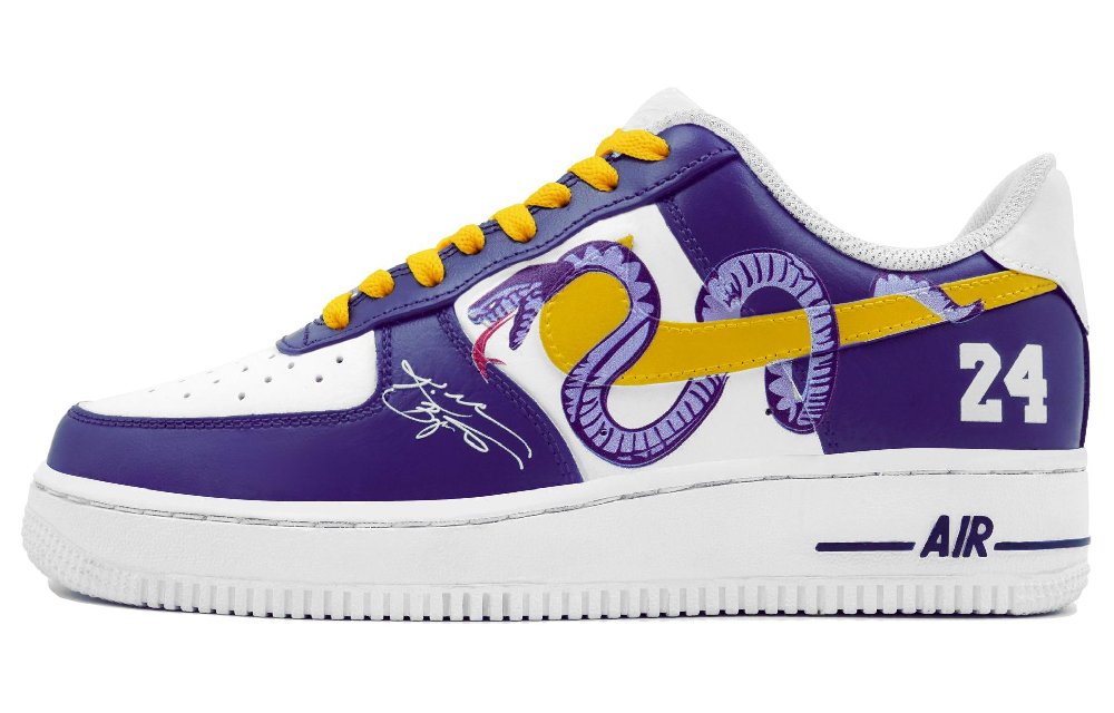 Nike Air Force 1 Skateboard Shoes Unisex Low-Top Purple