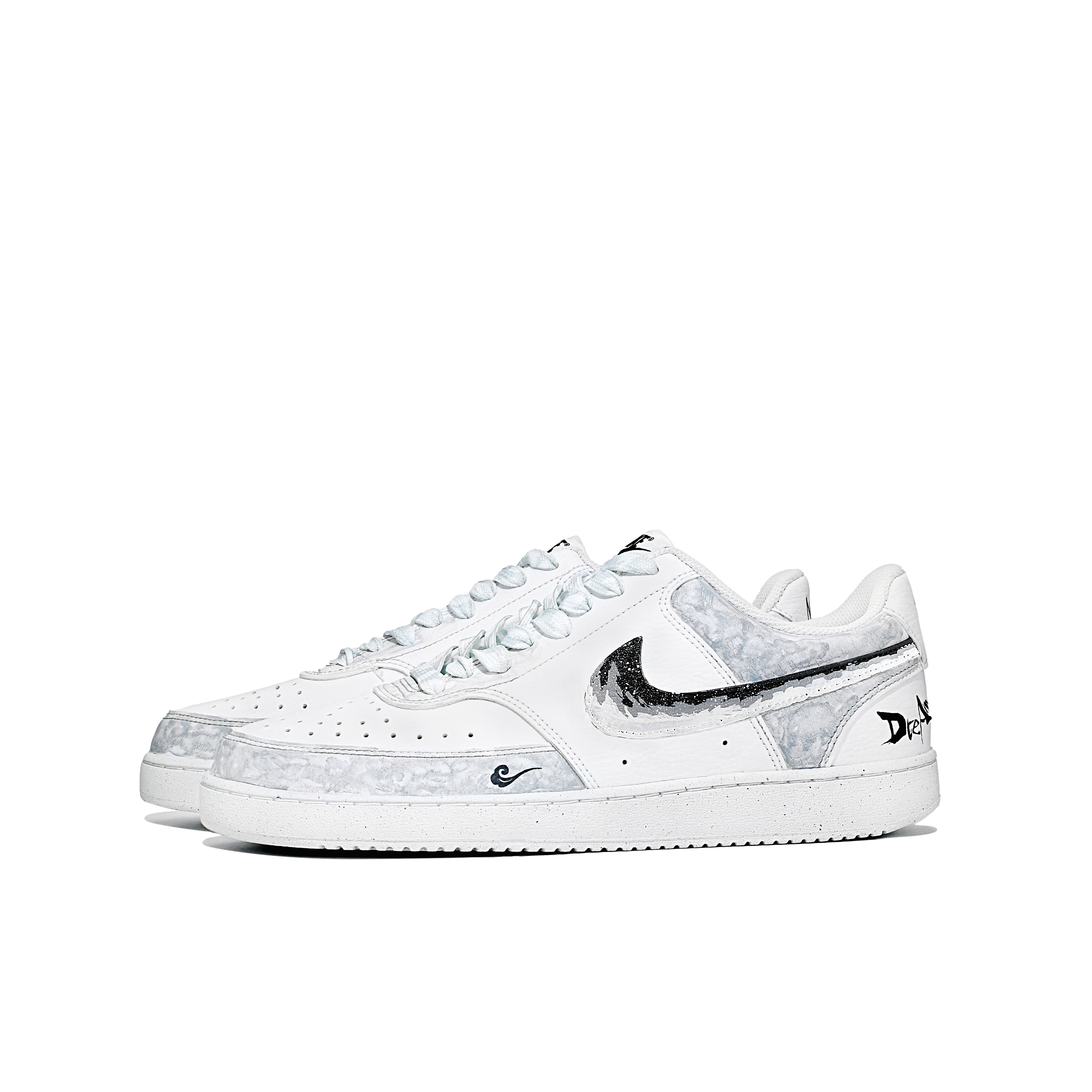 Nike Court Vision 1 Dreamy Realm, Created By Erya Slip Resistant Low Top Skateboard Shoes Men's Light Gray купить в интернет-магазине Yoocart с быстрой доставкой по России.
