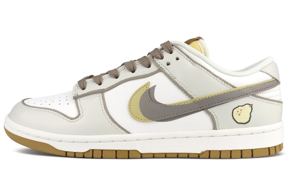 Nike Dunk Slip-Resistant Low-Top Skateboard Shoes Men's Ecru