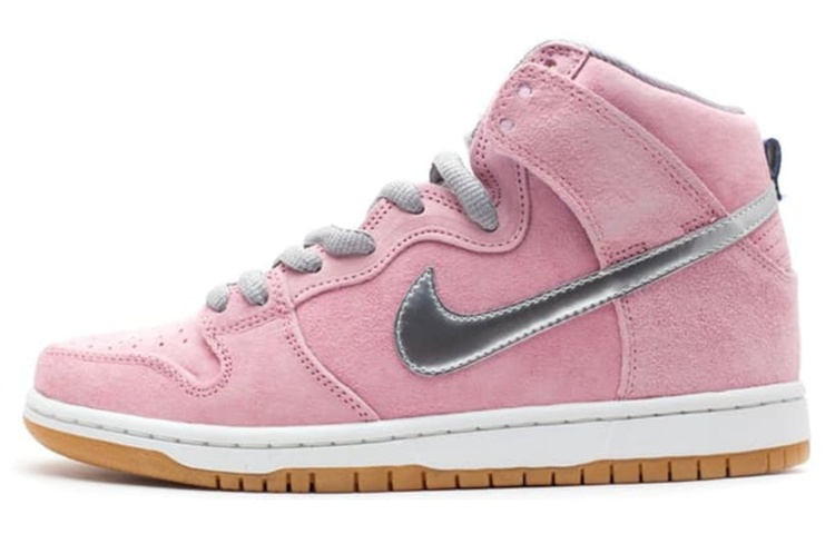 Nike Dunk SB Dunk SB High Non-slip Lightweight High-Top Skateboard Shoes Men's Pink