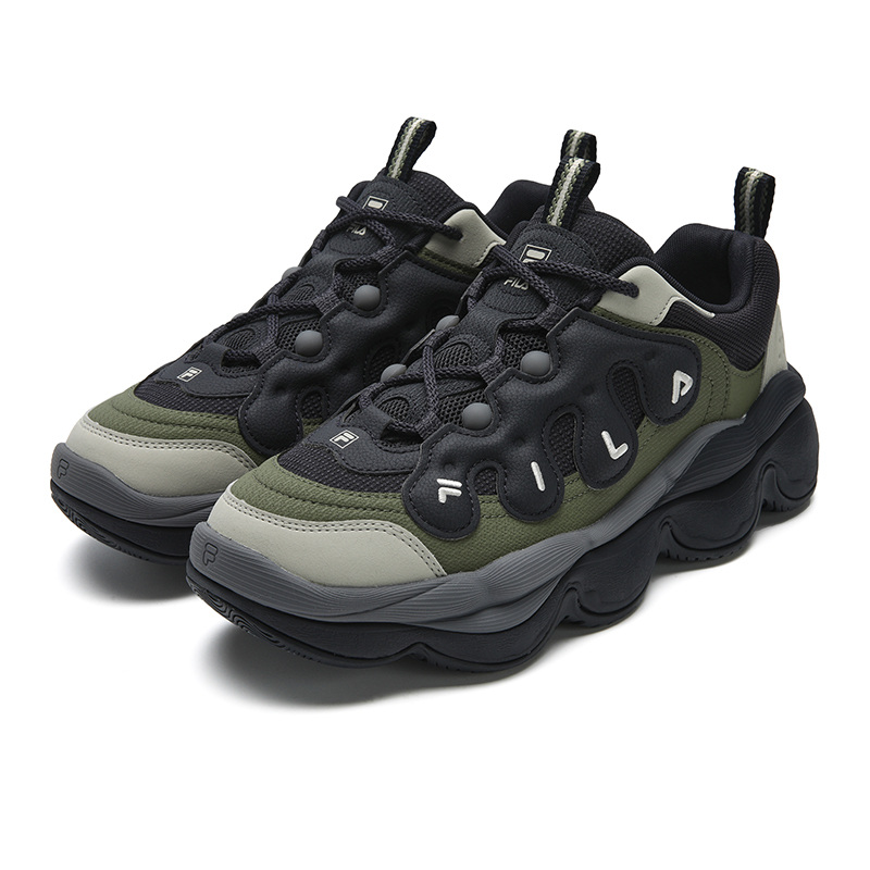 FILA PEASE Wear resistant And Lightweight Low top Casual Shoes Men's Legend Blue Rotten Green купить в интернет-магазине Yoocart с быстрой доставкой по России.