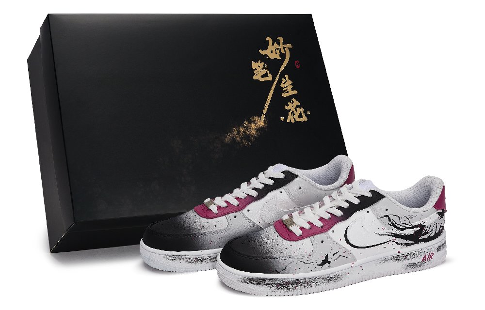 Nike Air Force 1 Skateboard Shoes Unisex Low Top Rose Purple