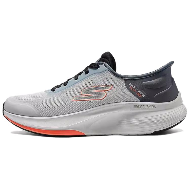 Skechers WOMEN'S GO WALK Anti-Slip Wear-Resistant Low-Top Casual Shoes Men's Gray Blue