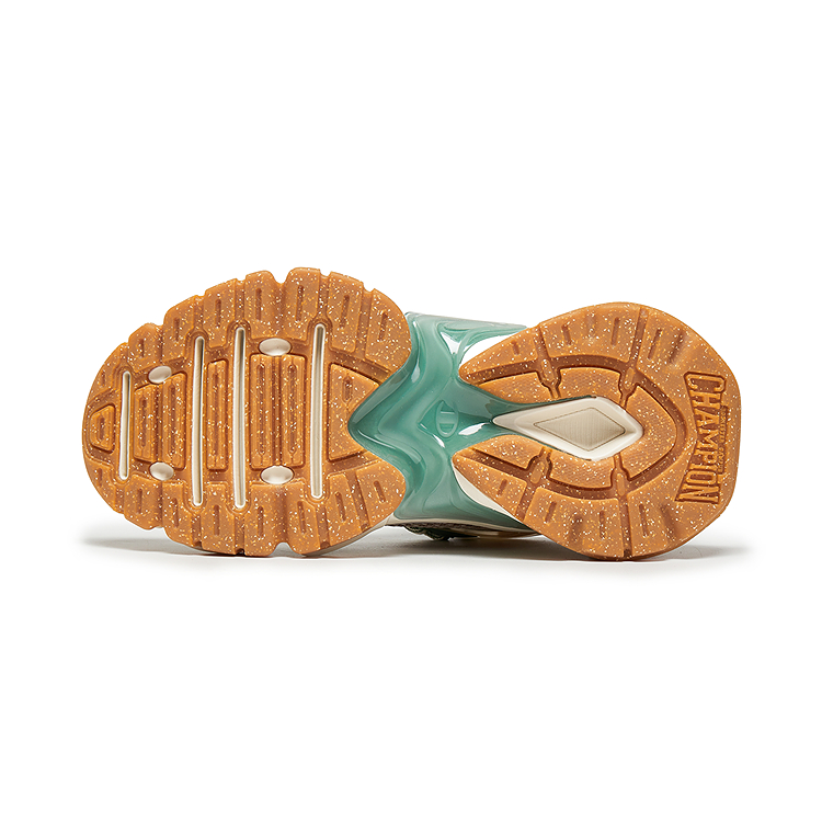 Champion Retro Sports Tooth Shark Shoes Power Armor Balance Low top Casual Shoes Women's Linen/Wild Duck Green купить в интернет-магазине Yoocart с быстрой доставкой по России.