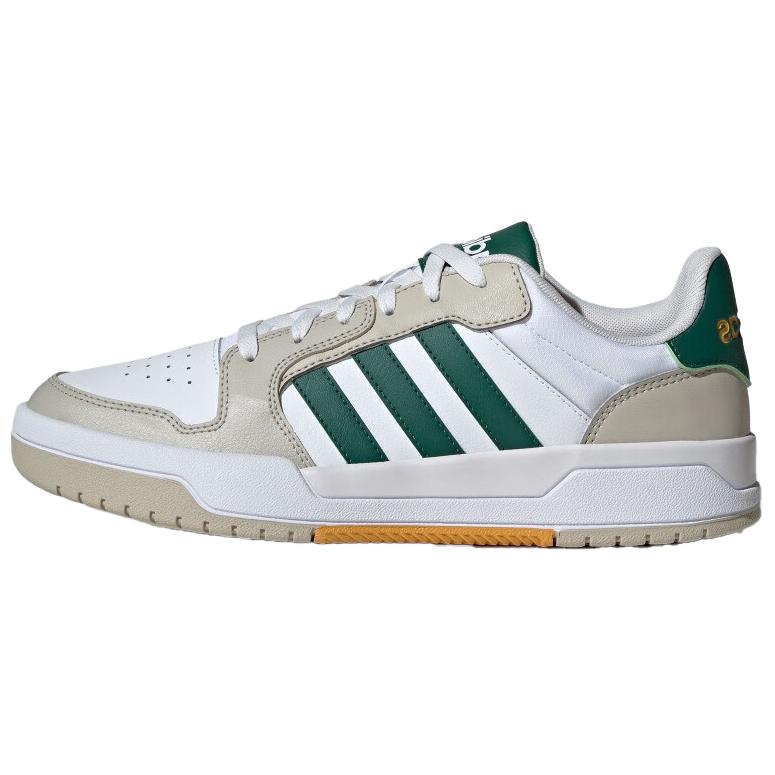 Adidas ENTRAP Anti Slip Wear Resistant Low Top Skateboard Shoes Unisex Gray White Green