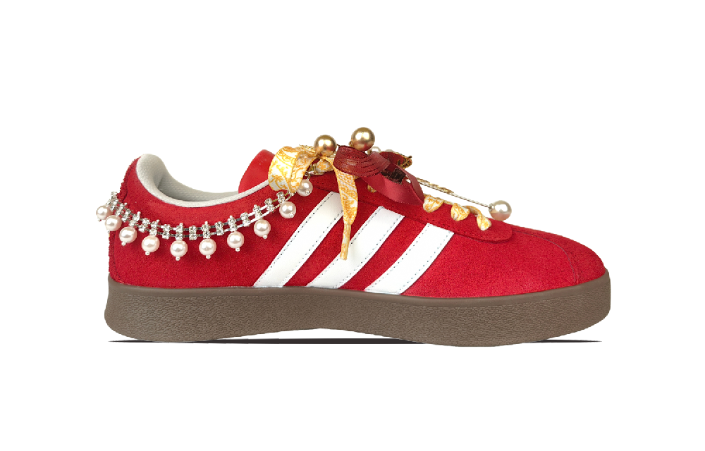 Adidas Neo VL Court 2.0 Skateboard Shoes Unisex Low top Red/White