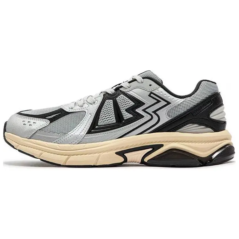 361° Anti-Slip Wear-Resistant Low-Top Casual Shoes Men's Silver Black купить в интернет-магазине Yoocart с быстрой доставкой по России.
