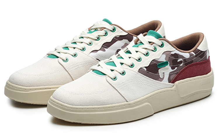 FILA FUSION Lifestyle Skate Shoes 'White Brown'