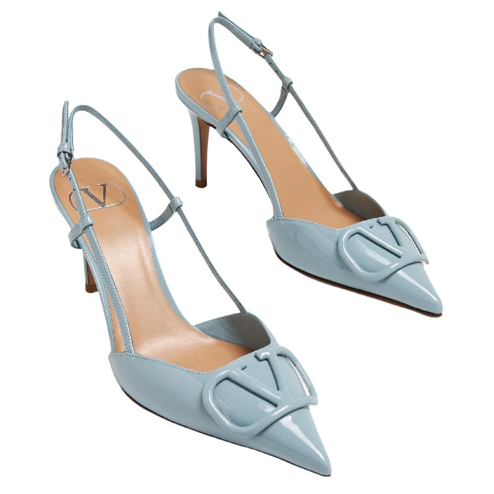 Valentino Vlogo High Heels Women's Light Blue