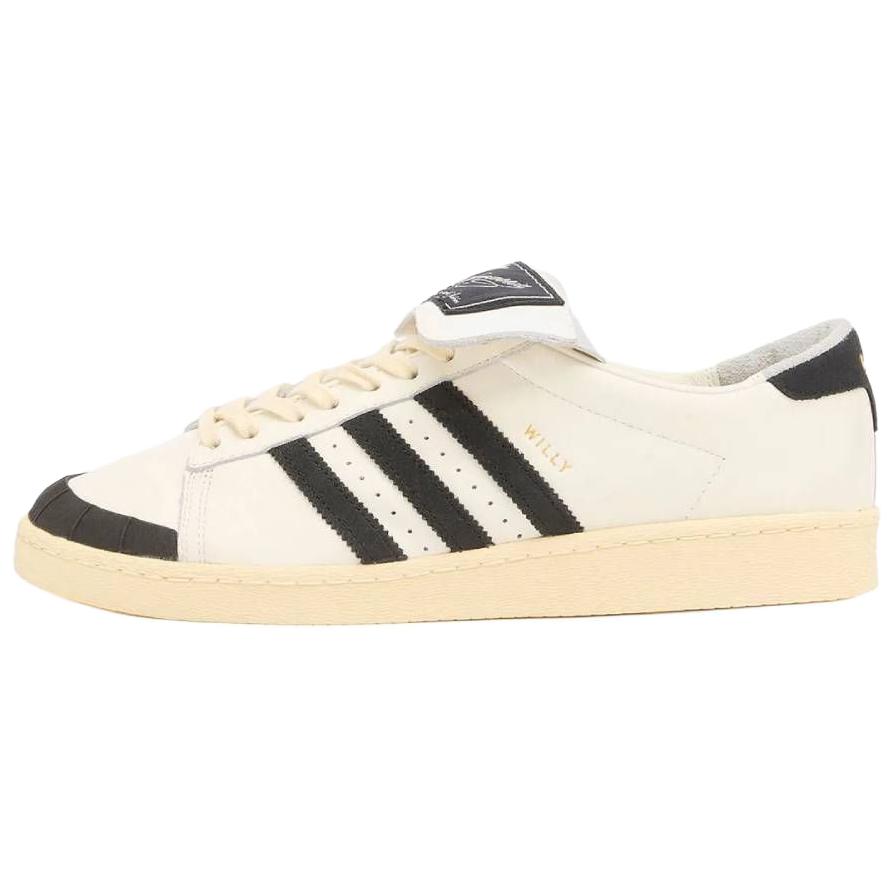 Willy Chavarria x Adidas Originals JABBAR Abrasion Resistant Low Top Skateboard Shoes Unisex Ecru