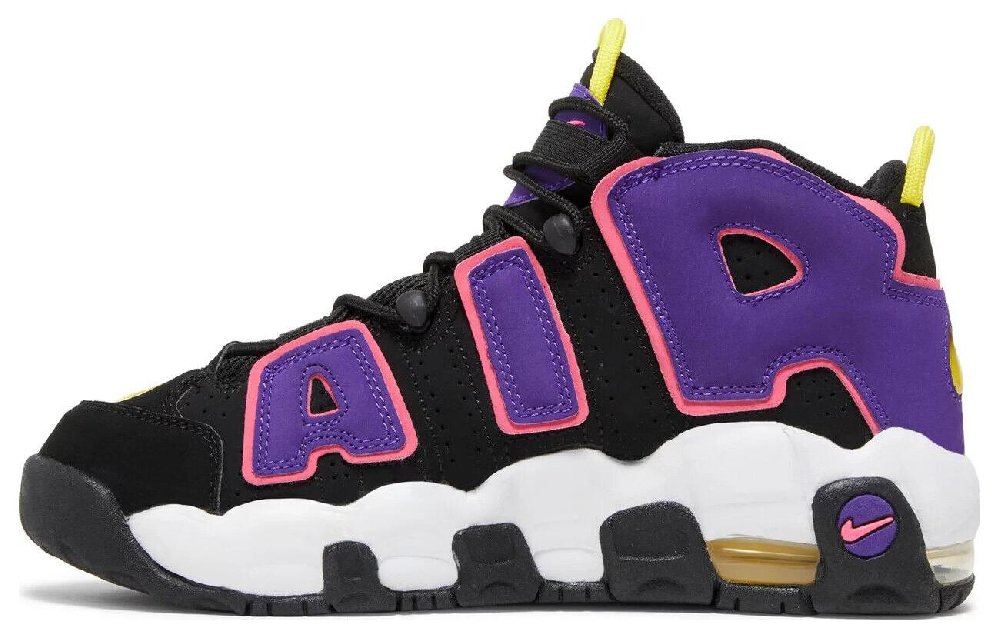 Nike Air More Uptempo Black Court Purple GS