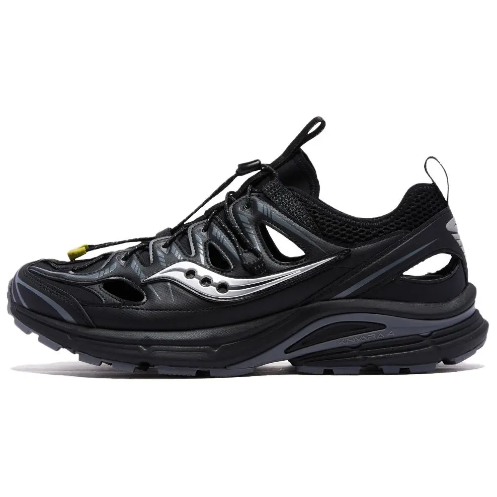 Saucony Kinvara Elite 4 Anti Slip Wear Resistant Low Top River Trekking Shoes Unisex Black