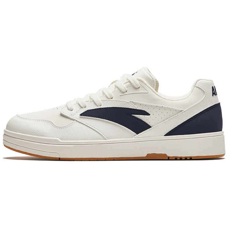 Anta Cushioning Wear-Resistant Low-Top Skateboard Shoes Men's White Blue